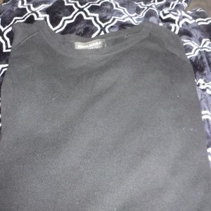 Banana Republic L black cotton crew sweater